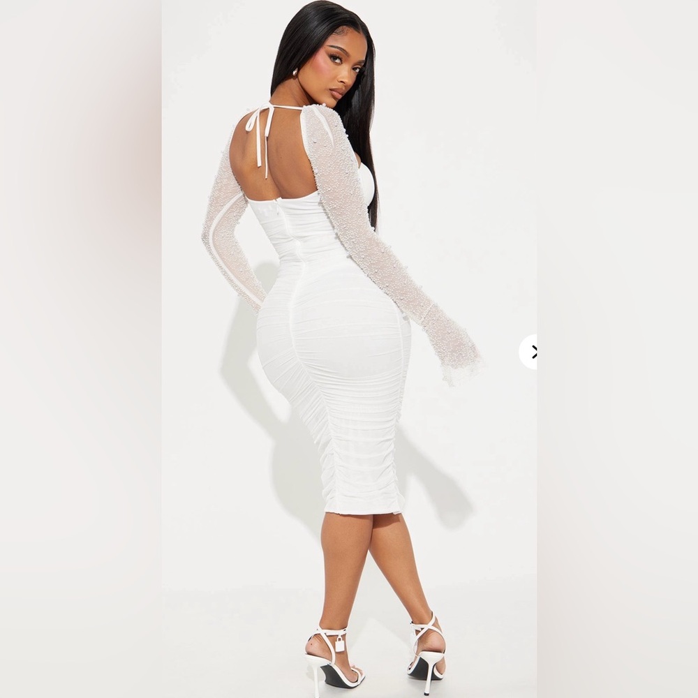 Fashion Nova White Wedding Dress